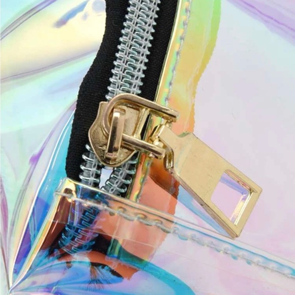 Holographic fanny pack waist belt bag - Picture 7 of 8